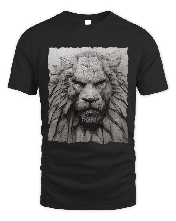 Lion Pet Face Pencil Art Drawing