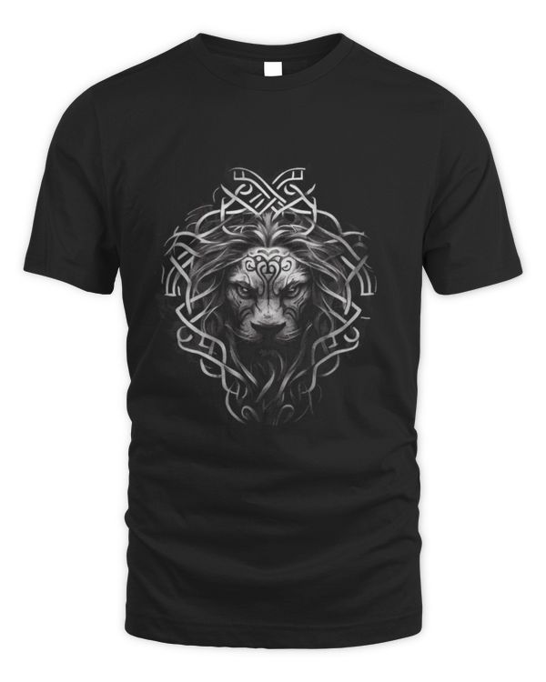Lion Pet Face Style Tattoo Wildlife Animal V1