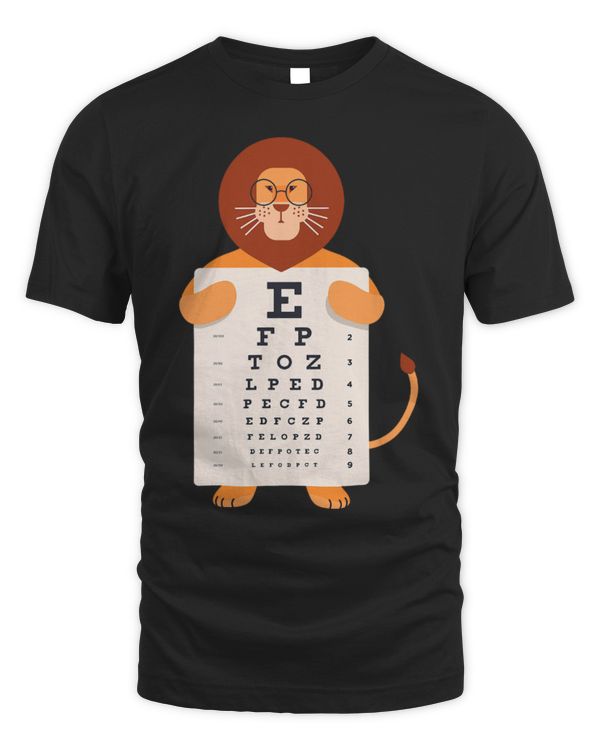 Lion Pet Animal Childrens Glasses with Optician Vision Test Board