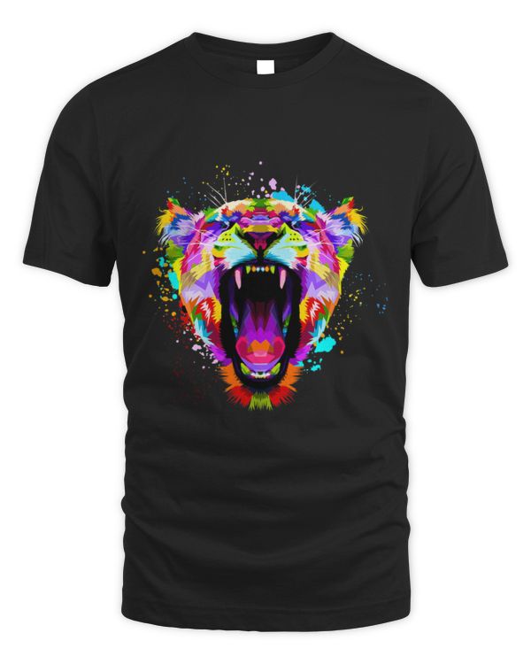 Lion Pet Animal King Gift Colorful Lion