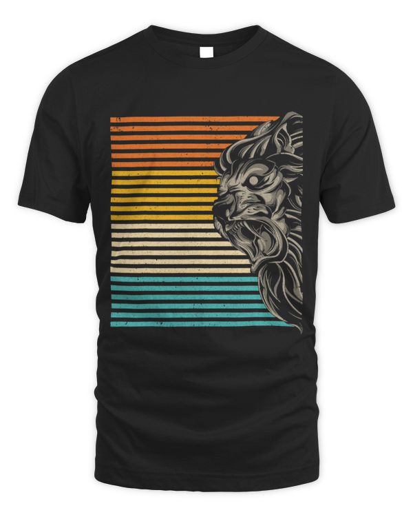 Lion Pet Animal King Retro Africa Safari Lion