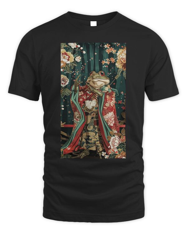 Frog Pet Kabuki Frog Frog Kimono Japanese Cultural Animal