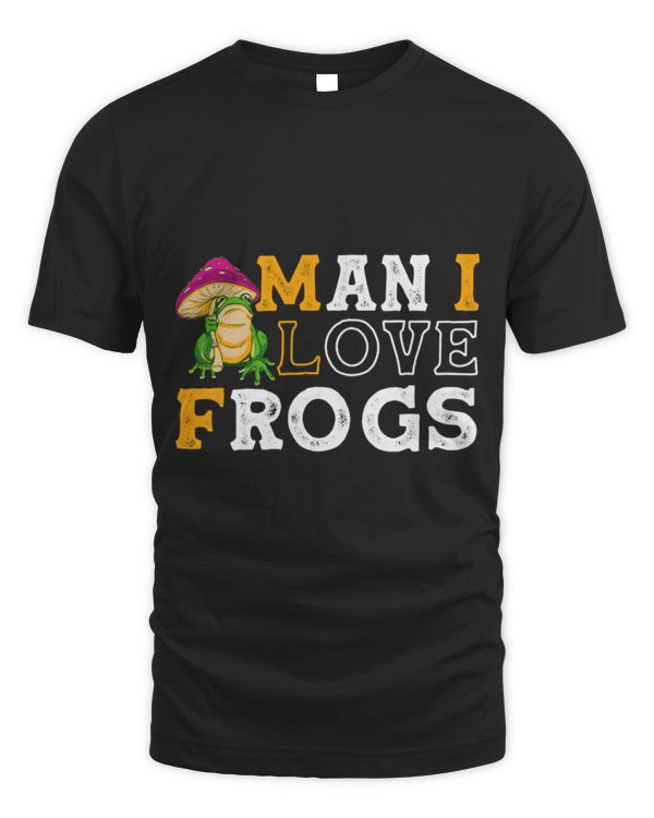 Frog Pet Man I Love Frogs Cute Frog