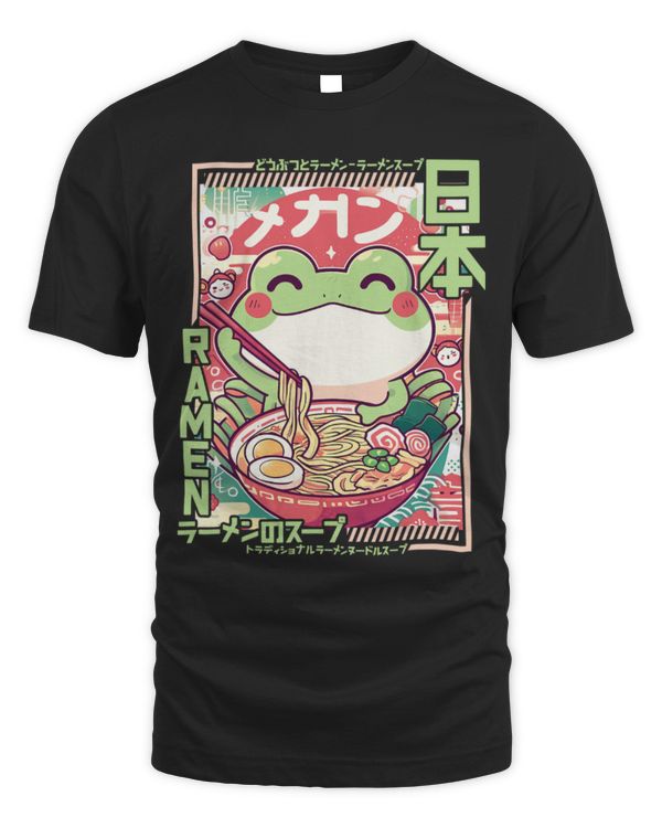 Frog Pet Loving Ramen Kawaii Neko Frog Ramen 5