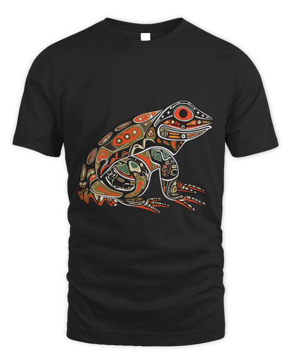Frog Pet Native American Indian Style Art Pacific Northwest 9