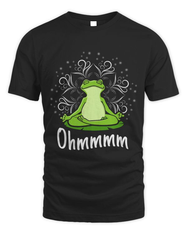 Frog Pet Ohm Frog Instructor Yoga Lover meditating Workout spiritual 4