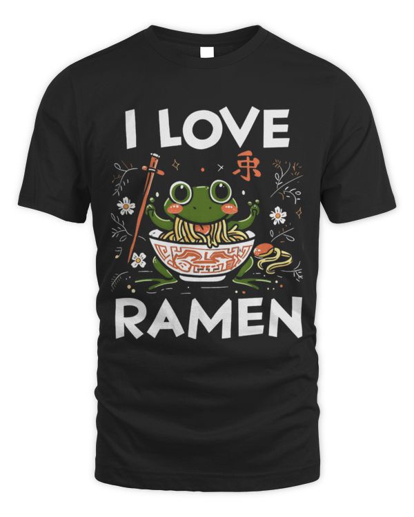 Frog Pet Otaku Anime Kawaii I Love Ramen Noodles Frog 8