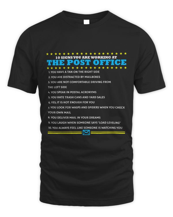 10 Signs Working at Post Office Postman Statement