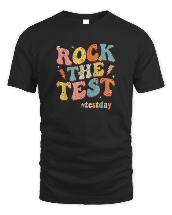 Rock The Test Testing Day Motivational Teacher Student