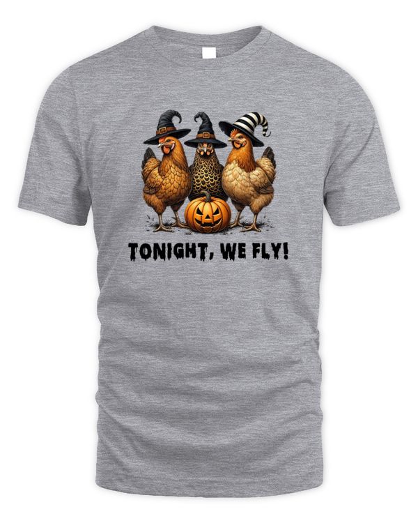 Tonight We Fly Funny Chicken Halloween