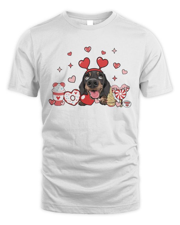 Dachshund 2 Valentines Day Shirt