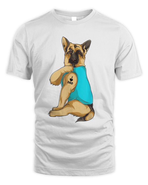 I Love Dad German Shepherd