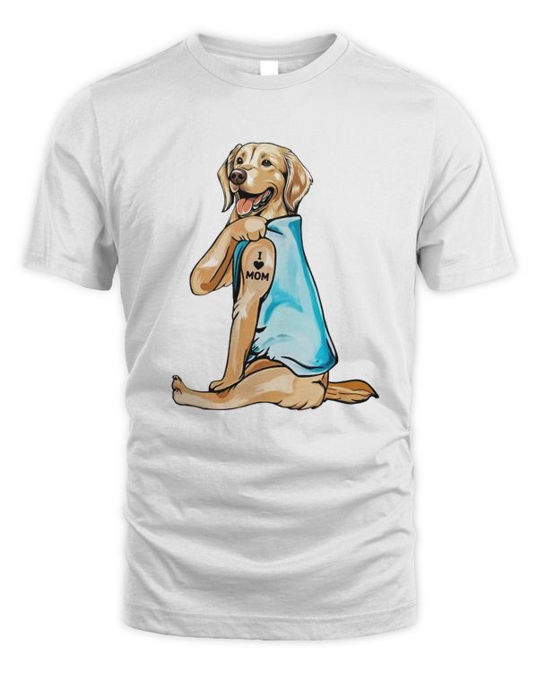 I Love Mom Golden Retriever