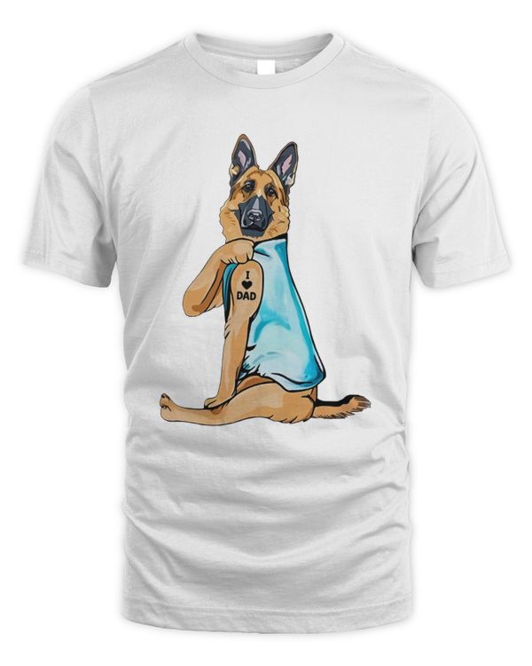I Love Dad German Shepherd