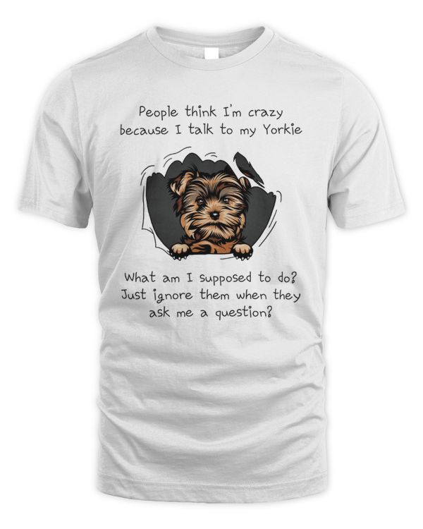 People Think I'm Crazy Because I Talk To My Yorkie