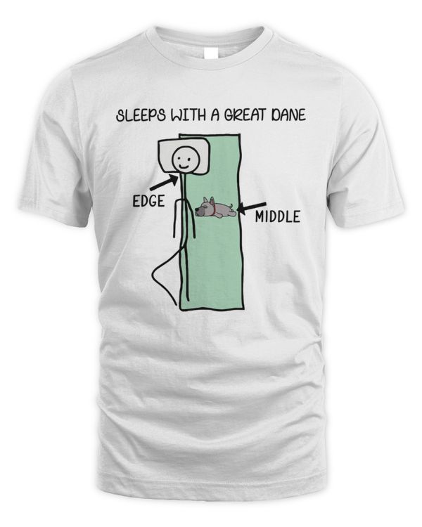 Sleeps With A Great Dane Blue