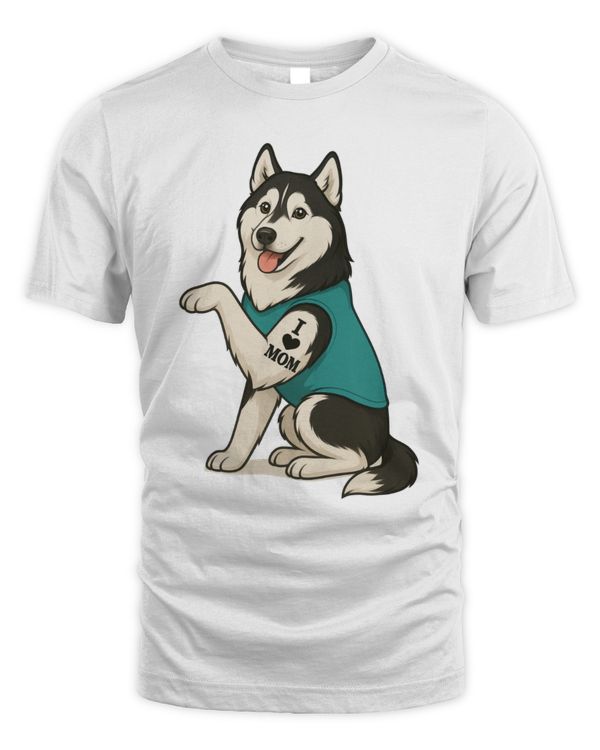I Love Mom Husky