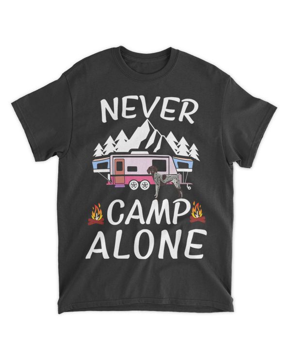 Camping Camp German Shorthair Pointer Dog Funny Saying Camping Dogs Camper