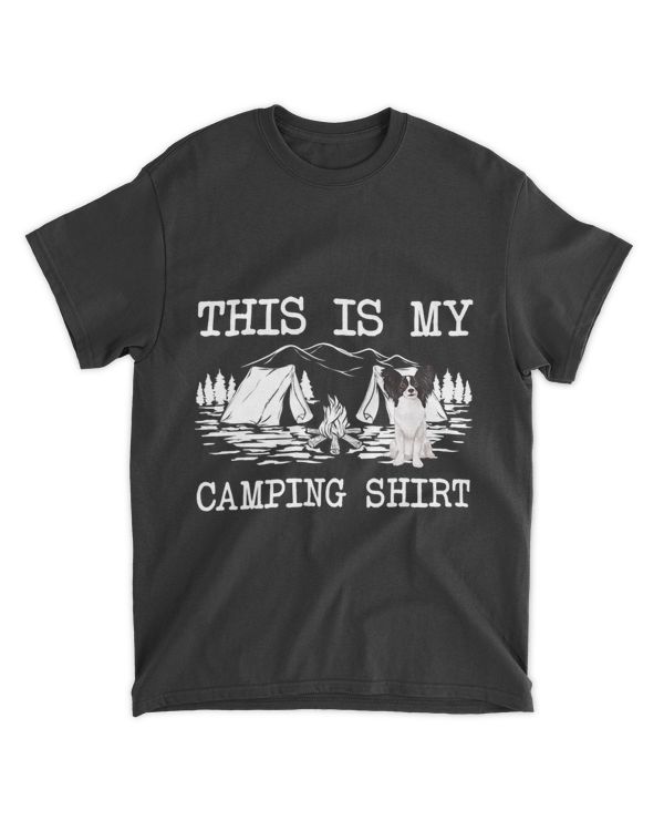 Camping Camp Campfire Papillon Dog This Is My Camper