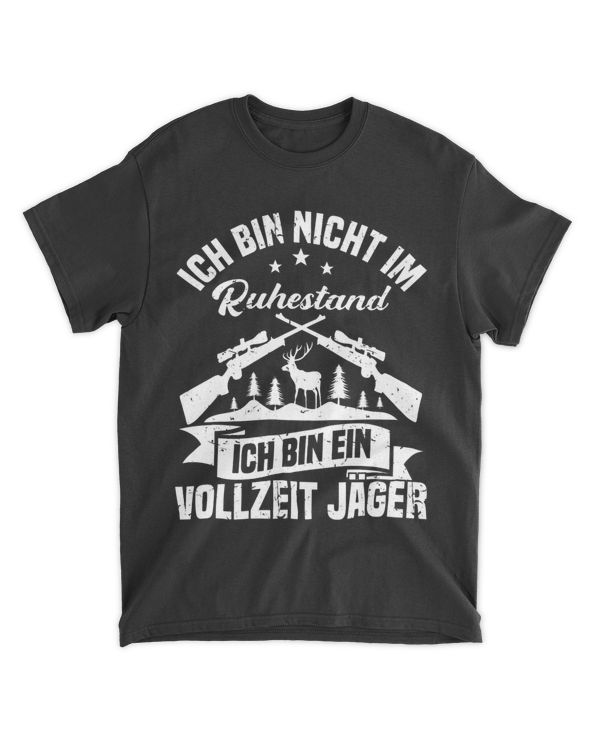 Mens Funny Hunting Ich Bin Ein Vollzeit Hunter Snow Chicken Hunting