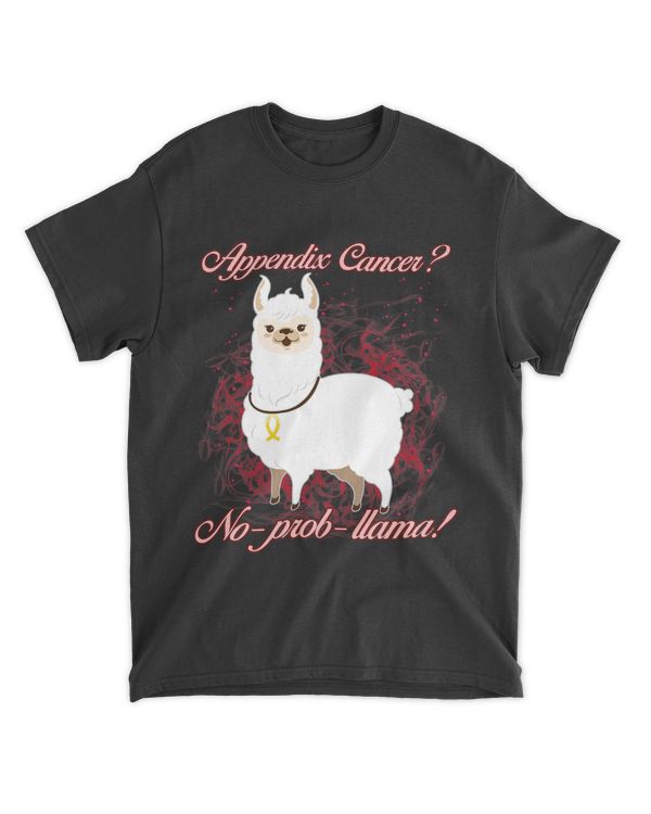 Appendix Cancer No Probllama Funny Humor Graphic