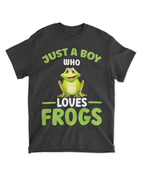 Frog Lover Cute Just A Boy Who Loves Frogs