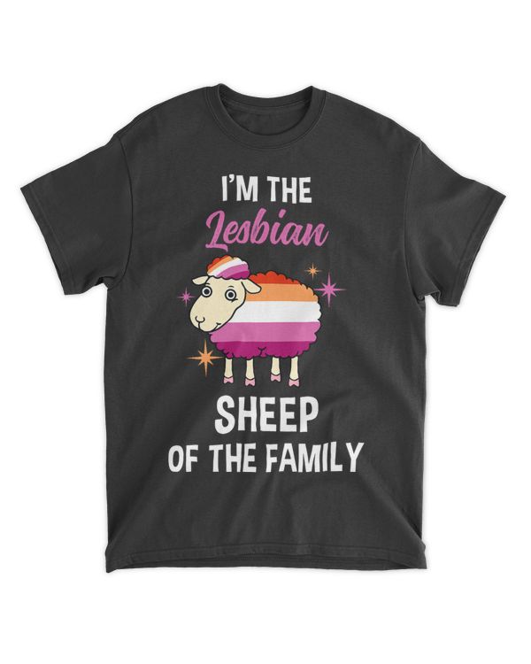 Im The Lesbian Sheep Of The Family Orange Pink Lesbian Pride