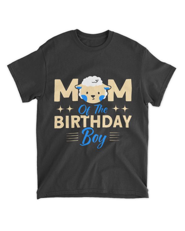 Mom Of The Birthday Boy Farm Animal Sheep Farmer