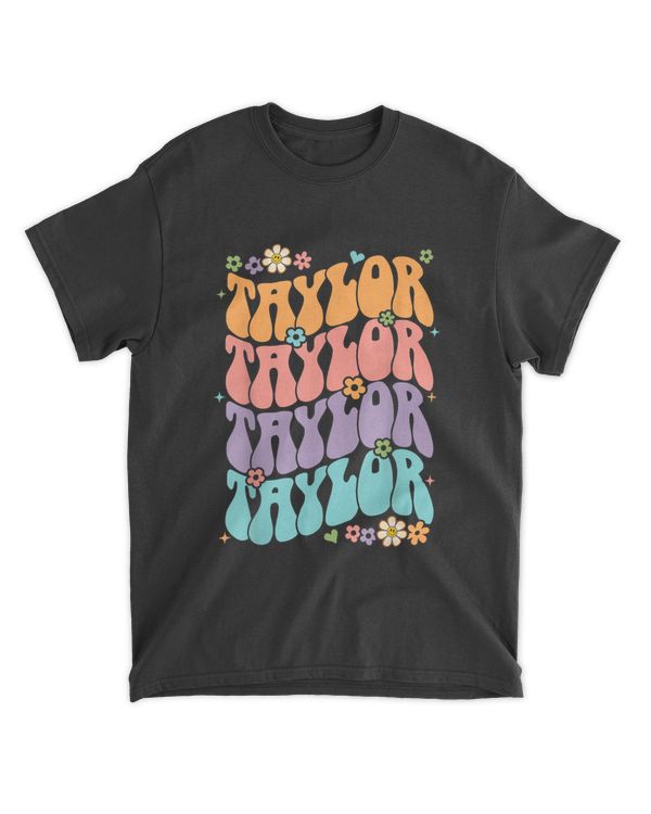 Retro Taylor Shirt First Name Personalized Birthda