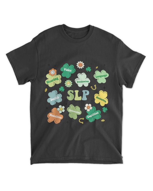 Speech Therapist St Patricks Day Retro Speech Ther