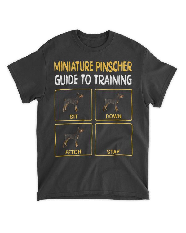 Miniature Pinscher Guide To Training Dog Obedience T-Shirt