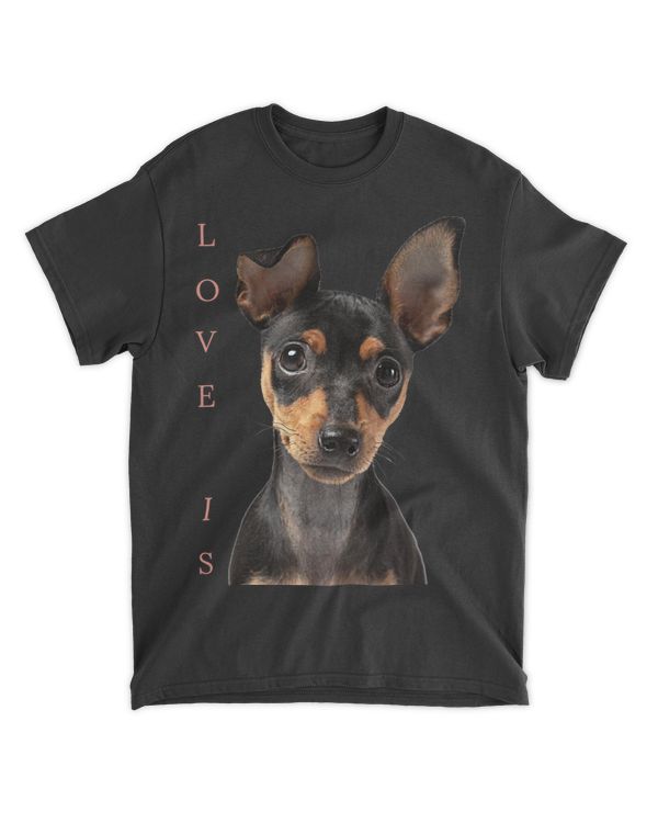 Miniature Pinscher Shirt Dog Mom Dad TShirt Love Puppy Pet Pullover Hoodie