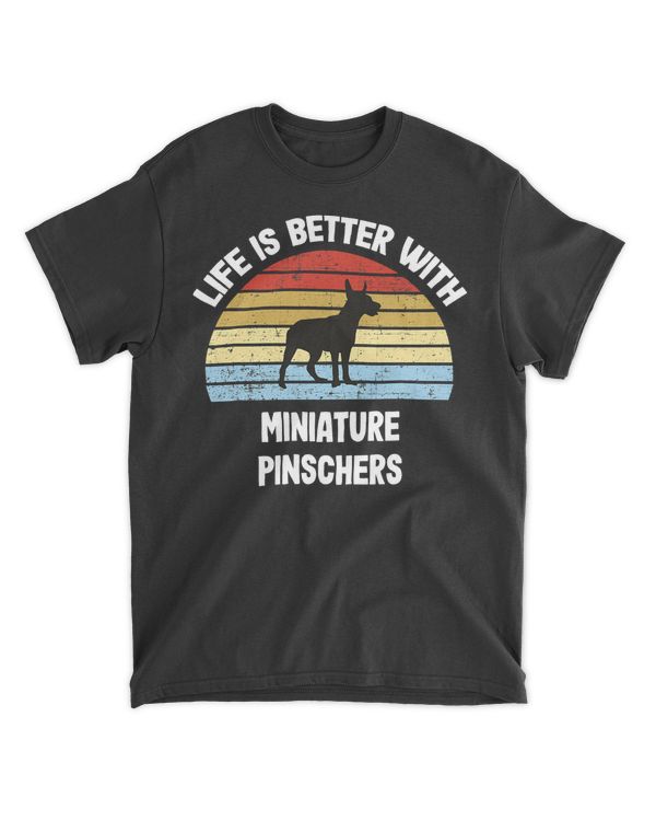 Retro Miniature Pinscher Dog T-Shirt