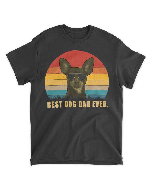 Vintage Best Dog Dad Ever T shirt Miniature Pinscher Shirts