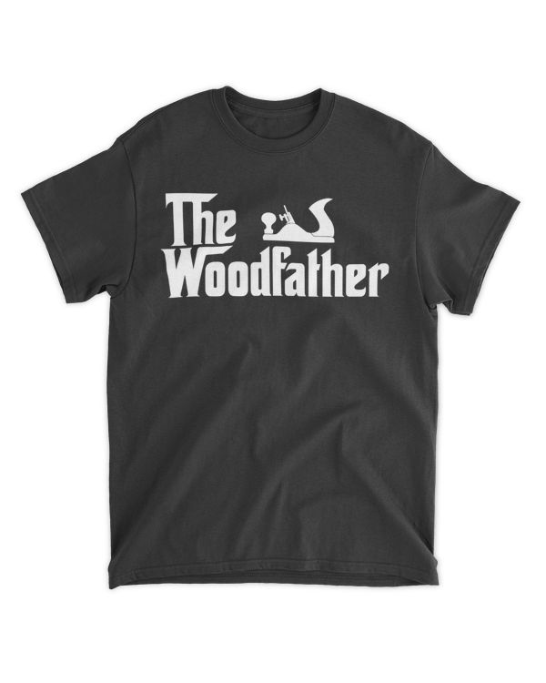 The Wood Father Funny Woodworking Carpenter T Shirt Gift