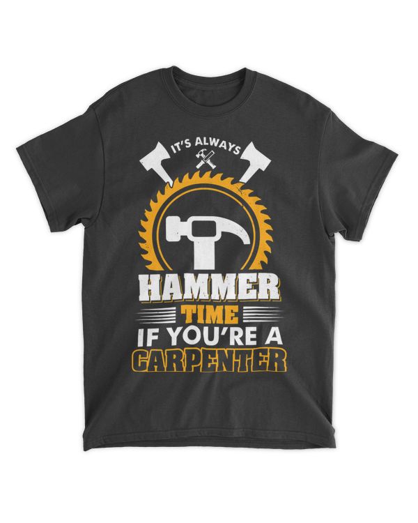 Woodworking Shirt for Men Carpenter Gift Wood-Worker Saw T-Shirt