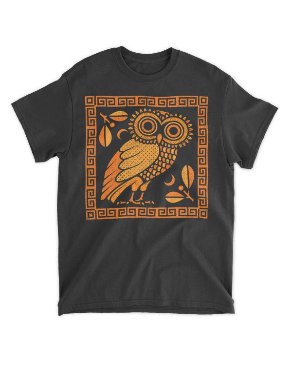 Pottery Greece Ceramic Artist Greek Owl Of Athena T-Shirt