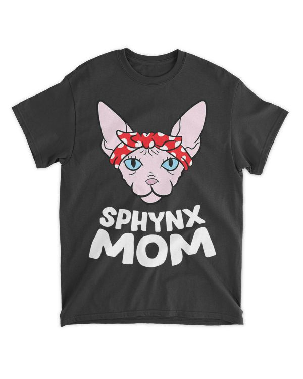 Funny Sphynx Kitten Mom Women Sphynx Mom Sphynx Cat T-Shirt