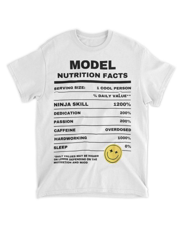 Model Nutritional Facts Nutrition Value Funny