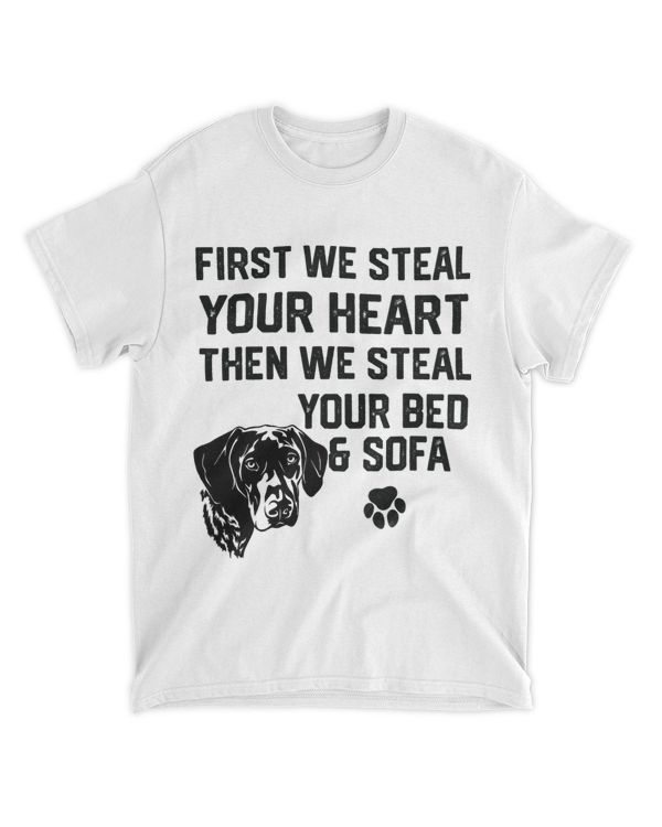 Shorthaired Pointer Steal Your Heart Steal Your Bed sofa2