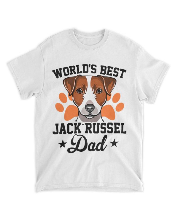 Worlds Best Jack Russel Dad Dog Owners Walking Dog