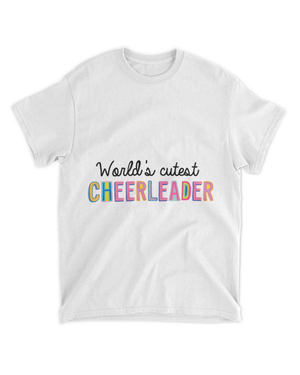 Worlds Cutest Cheerleader Funny Cheerleading Idea Birthday