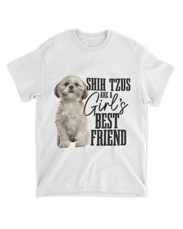 Womens Shih Tzus Are Girls Best Friend Funny Shih Tzu Mom3