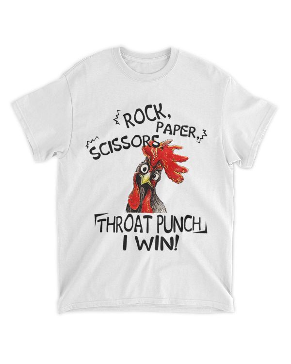 Rock paper scissors throat punch I win