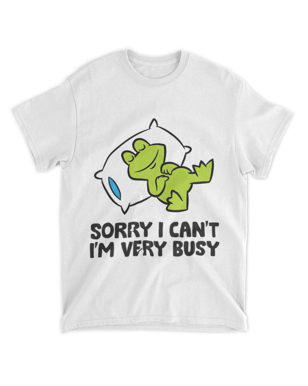 Frog Sorry I Cant Im Very Busy Funny Frog Pajama