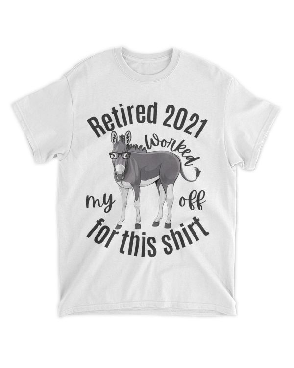 Funny Donkey Lover CoWorker Retirement Retired 2