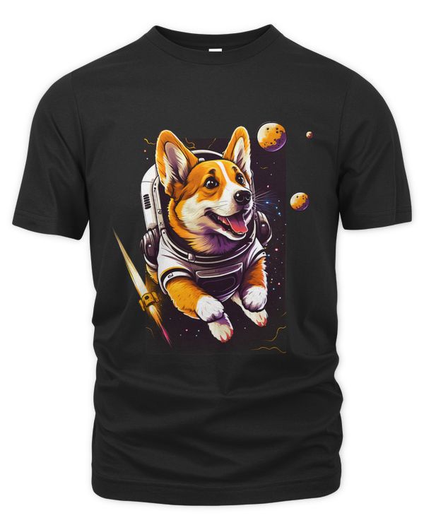 Lost Corgi Astronaut in Space