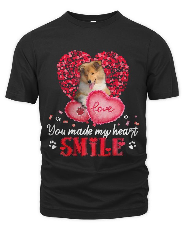 You Make My Heart Smile Rough Collie With Heart
