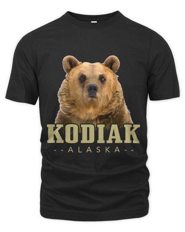 Kodiak Alaska Bear Hiking Nature Vintage The Last Frontier