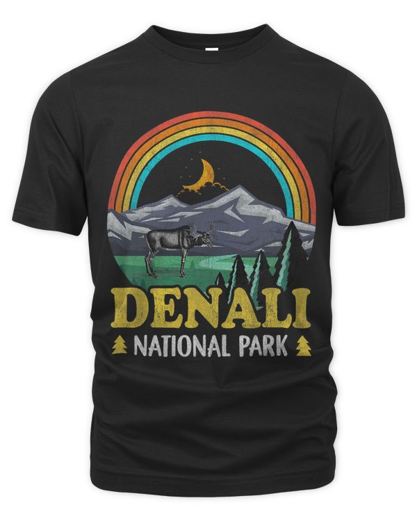 Denali National Park and Preserve Vintage 70s US Alaska